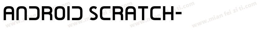 Android Scratch字体转换